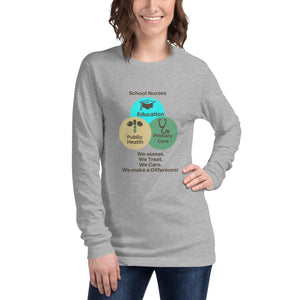OSHNA Brussels Conference Front Print Long Sleeve Tee