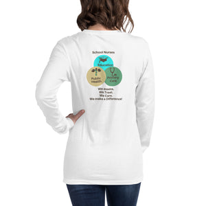 OSHNA Brussels Conference Front and Back Print Long Sleeve Tee